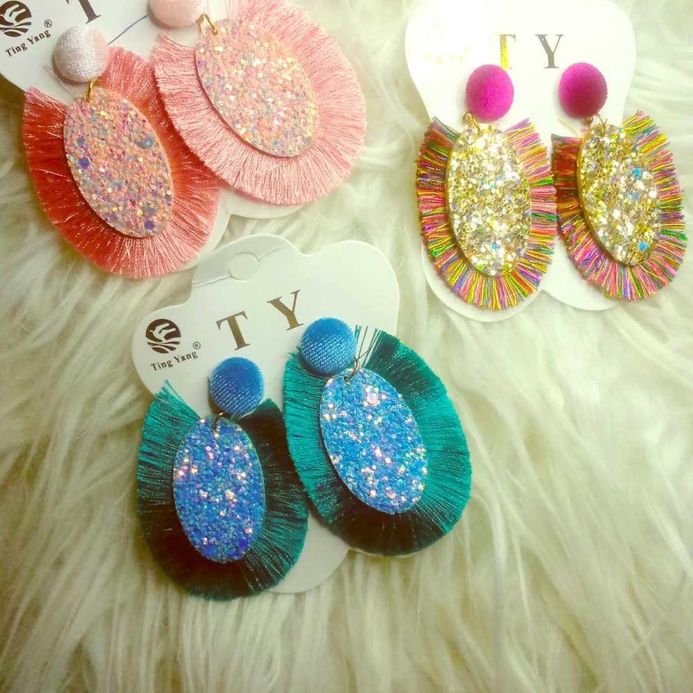 Fabulous fringe earrings